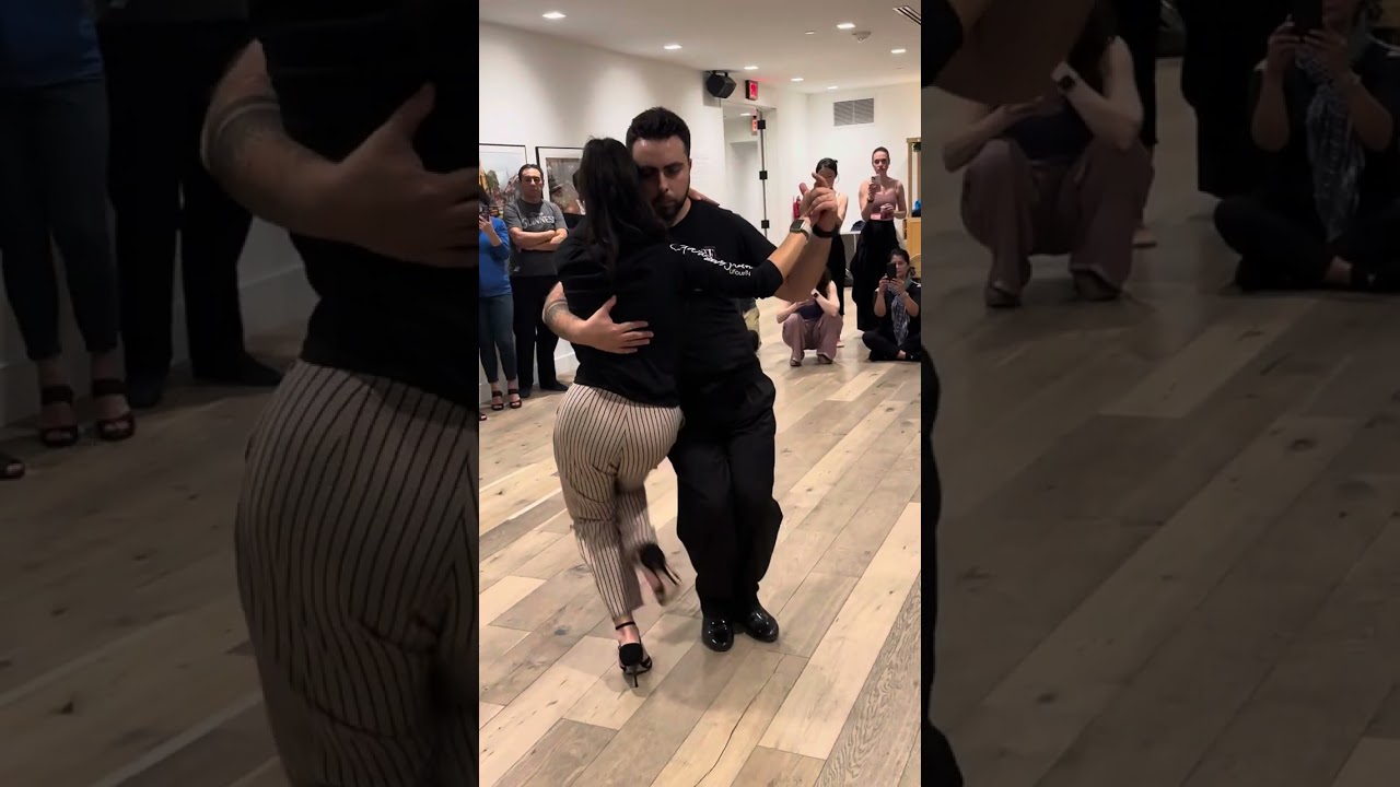 Tango lesson: Clarisa & Jonathan. Washington DC 12/16/2023