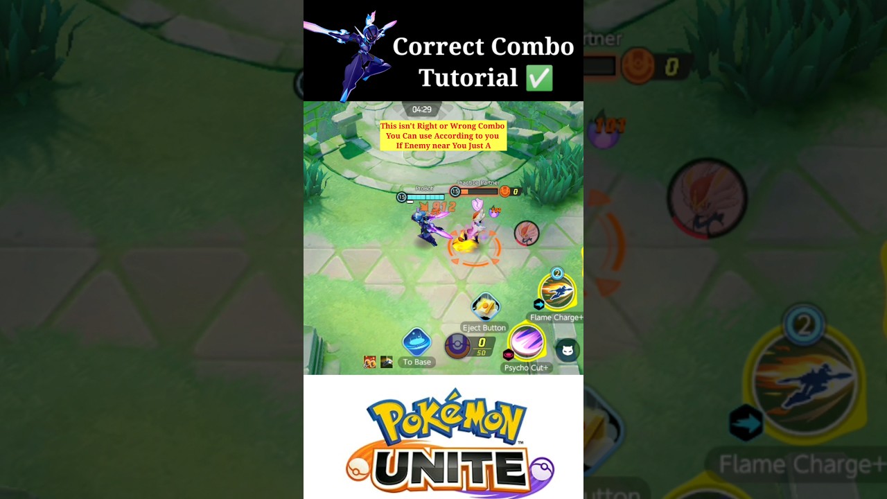 Ceruledge Correct Combo+Tutorial ✅|| Pokemon unite