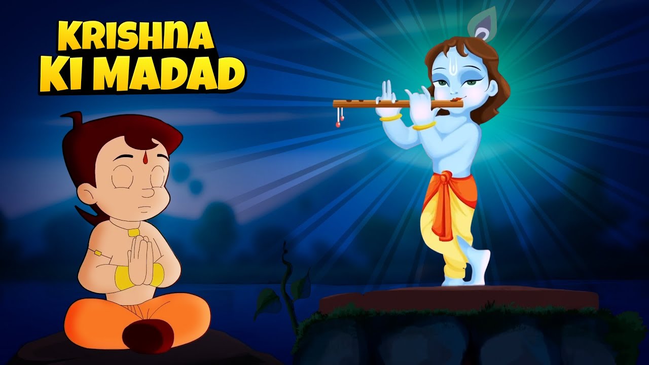 Chhota Bheem - Krishna ki Madad | Mythology Cartoon for Kids | Moral Story Cartoon for Children