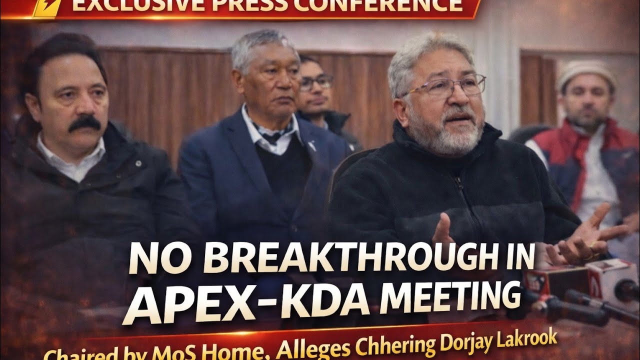 High-Level APEX–KDA Meeting Yields No Concrete Results: Chhering Dorjay Lakrook