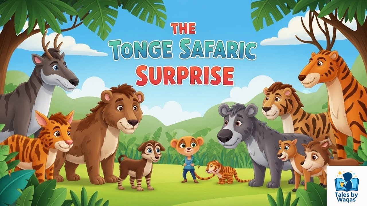The Jungle Safari Surprise 🦁 Wild Animals Kids Story