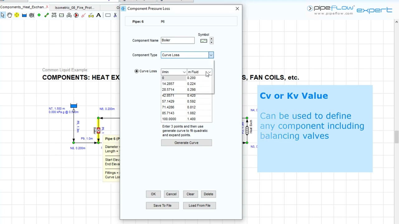 Pipe Flow Expert Software Quick Start Guide 6 Component Pressure Loss