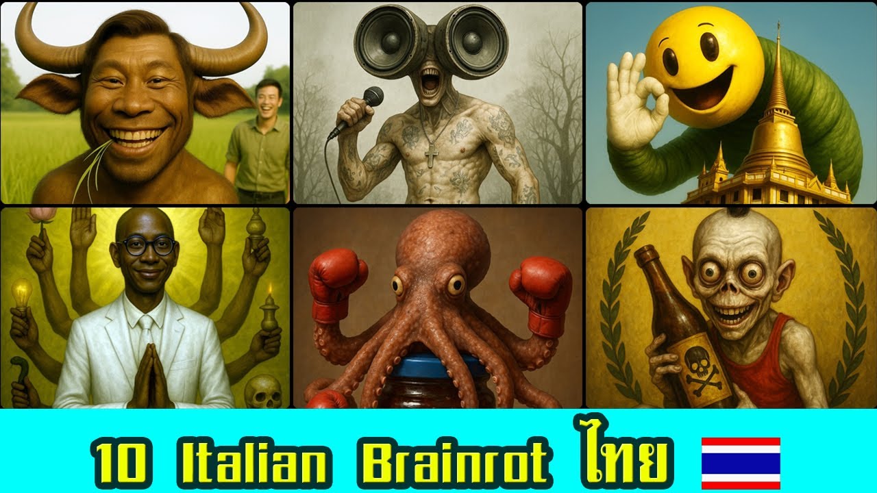 10 สัตว์ประหลาด Italian Brainrot เวอร์ชั่นไทย | OKyouLIKEs