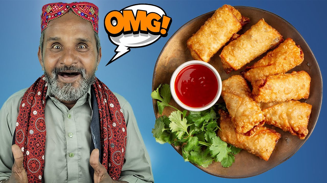 Tribal People's Reaction to Japanese Egg Roll is Worth Watching!