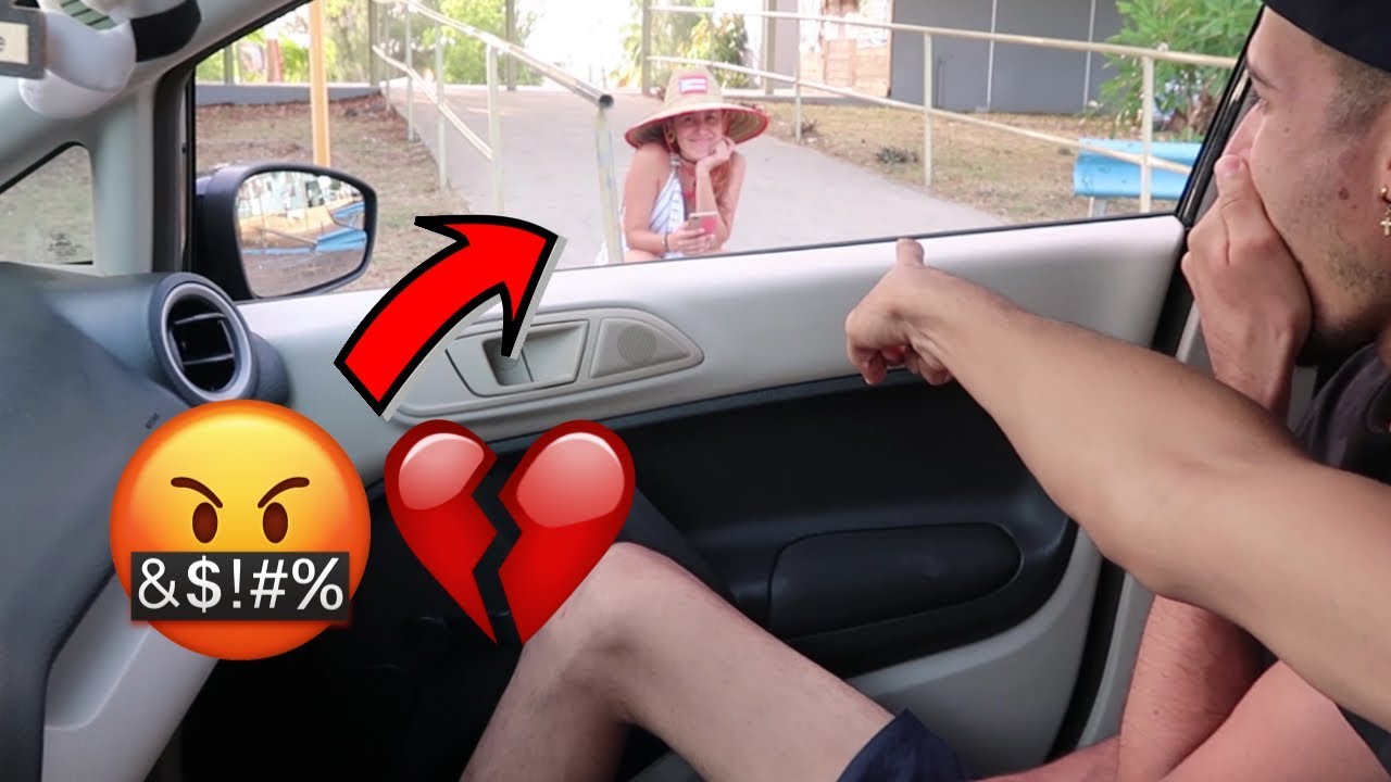 ABANDONE A MI NOVIA EN LA PLAYA Y CASI ME DEJA! *REACCIÓN FUERTE*