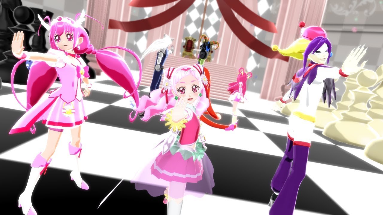 【MMD Precure】ピンクキュア＆敵混合「ライアーダンス」