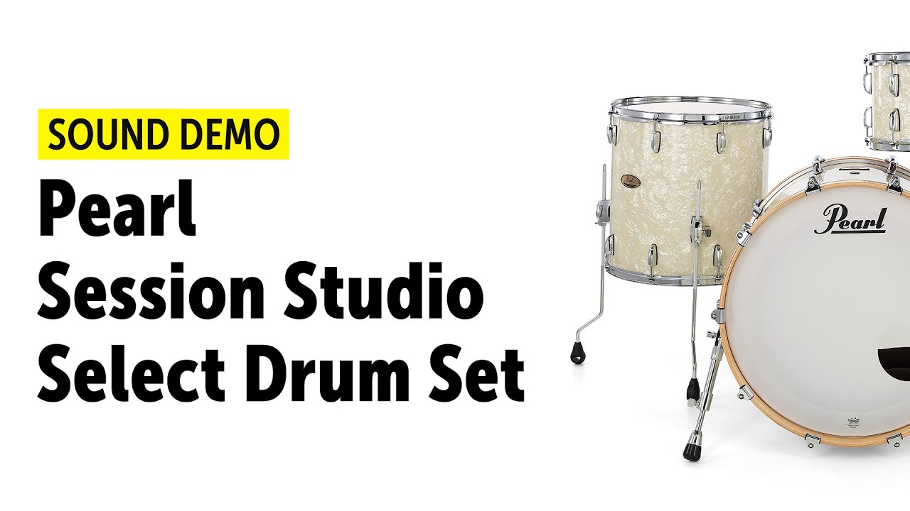 Pearl Session Studio Select Drumset - Sound Demo