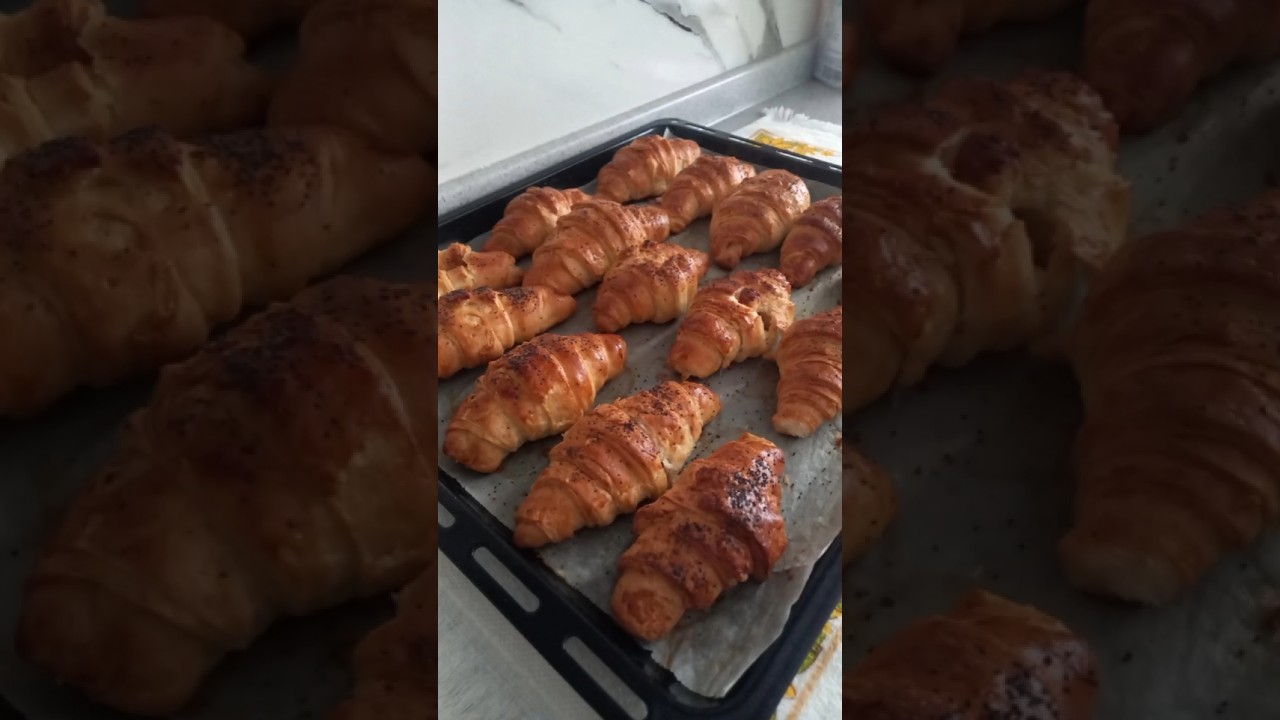 very tasty croissant bun recipe#sweetfoods #bun #baking #recipe #cook #cooking #bunstyle #круасаны