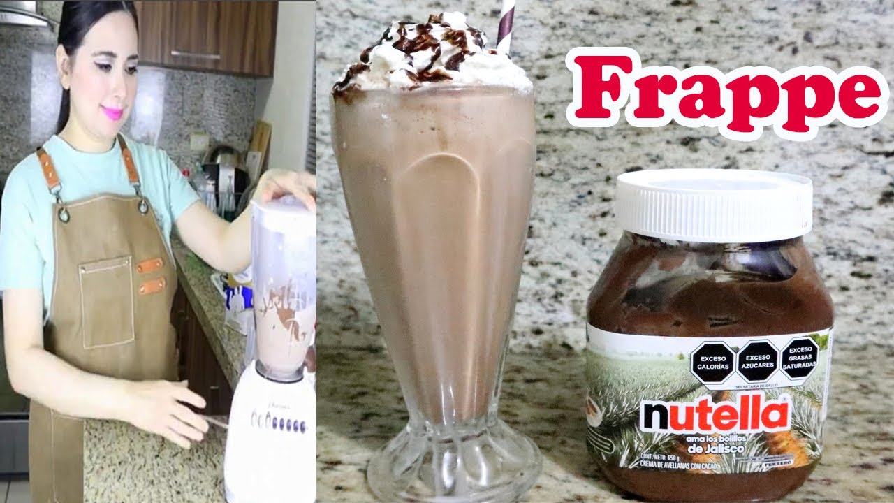 COMO HACER FRAPPE DE NUTELLA SUPER RICO | #iriscocinablog