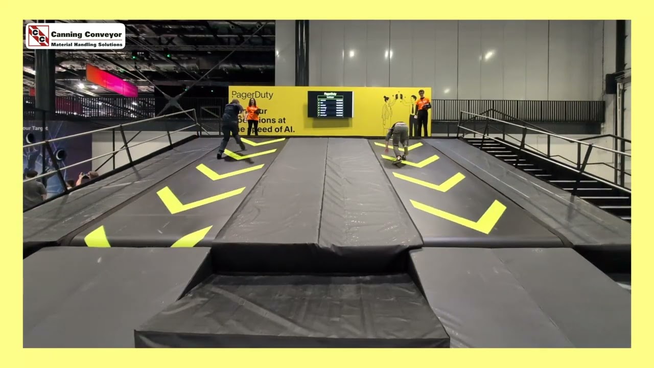 Canning Conveyor - Amazon World Summit, ExCel, London featuring the TumbleAtor!