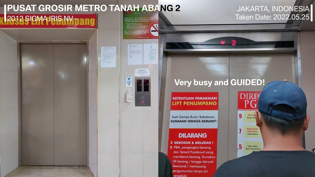Sigma Iris NV Traction Elevator at Pusat Grosir Metro Tanah Abang 2, Jakarta