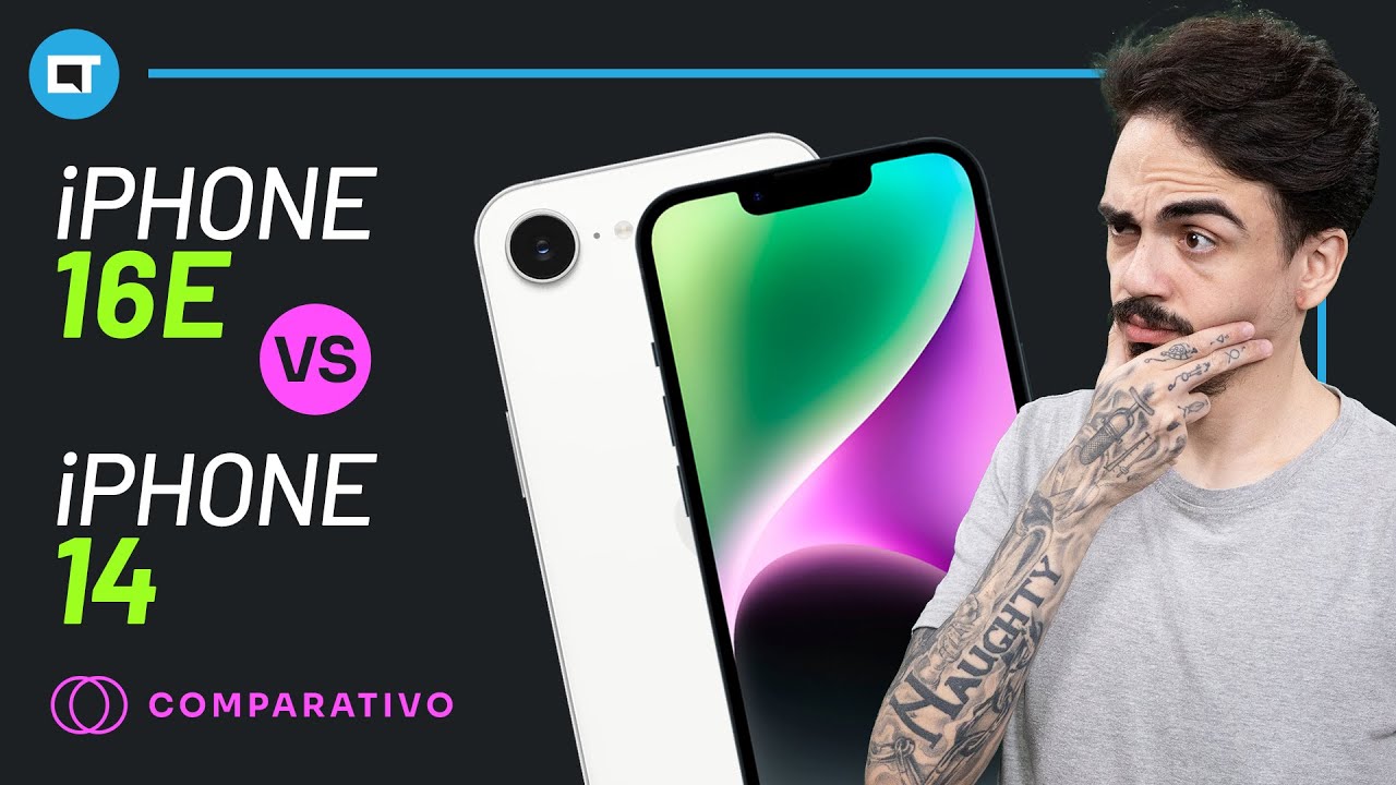 iPhone 16E vs iPhone 14 | Comparativo entre os menos caros (atualizados) da Apple de 2025
