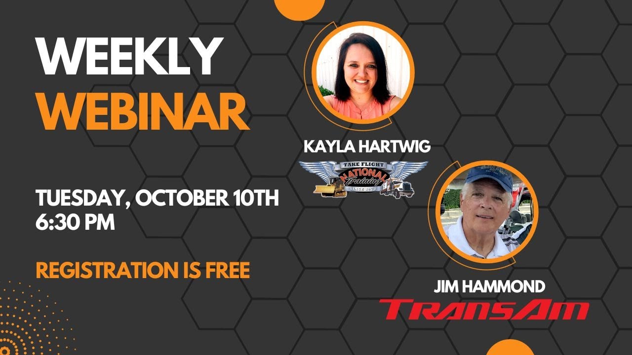 National Training's Weekly Webinar Featuring Trans Am 10/10/23