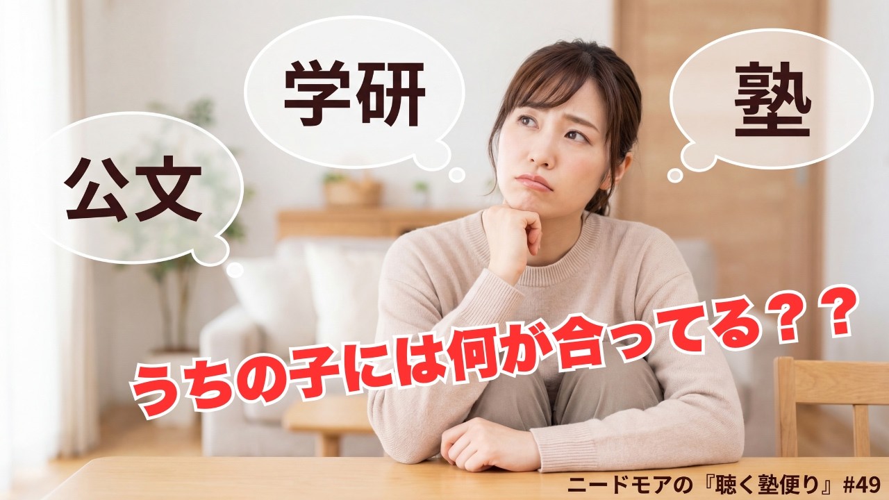公文・学研と塾どう選ぶ？〜「文章問題が苦手」の正体〜 #49