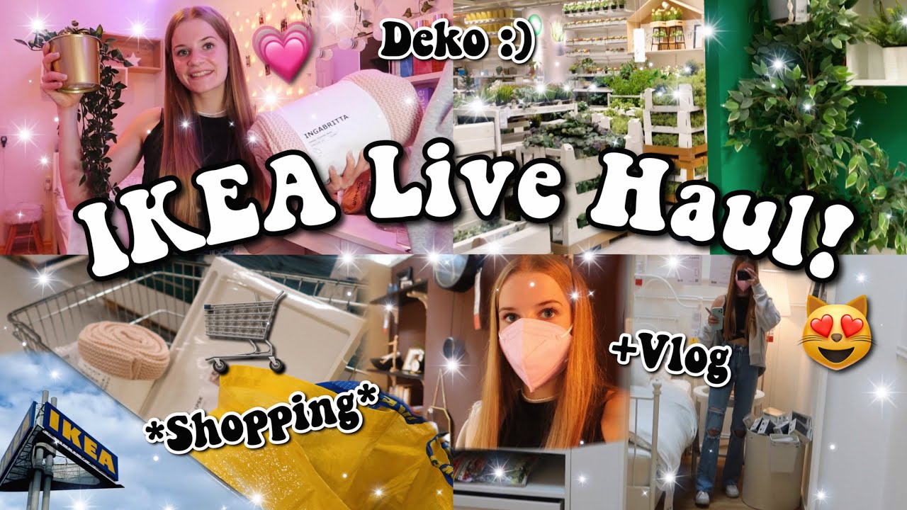 IKEA Live Haul!🛒Shoppingvlog💗*mit meiner Schwester😍 | kathie