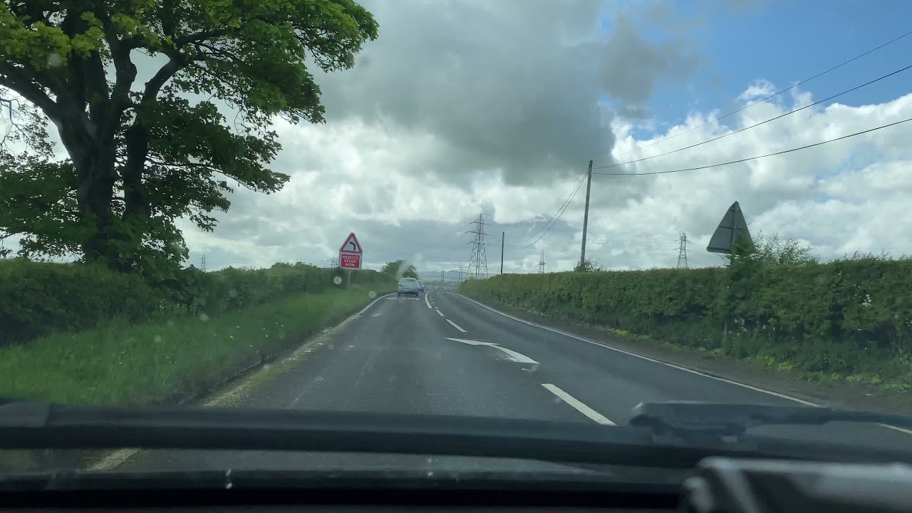 Driving in Central Scotland - A803 through Bonnybridge and Dennyloanhead - May 2022
