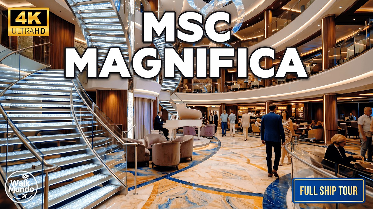 MSC Magnifica FULL Cruise Ship Tour in 4K 🚢 | Summer 2025 | Walking Inside the Magic at Sea
