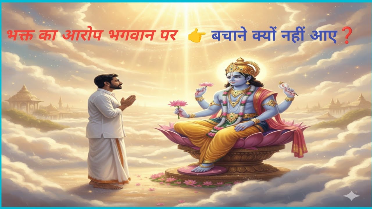 जब भक्त ने भगवान पर लगाया आरोप | दिल छू लेने वाली कहानी।भक्त, भगवान, कहानी, भावुक, भक्ति कथा।