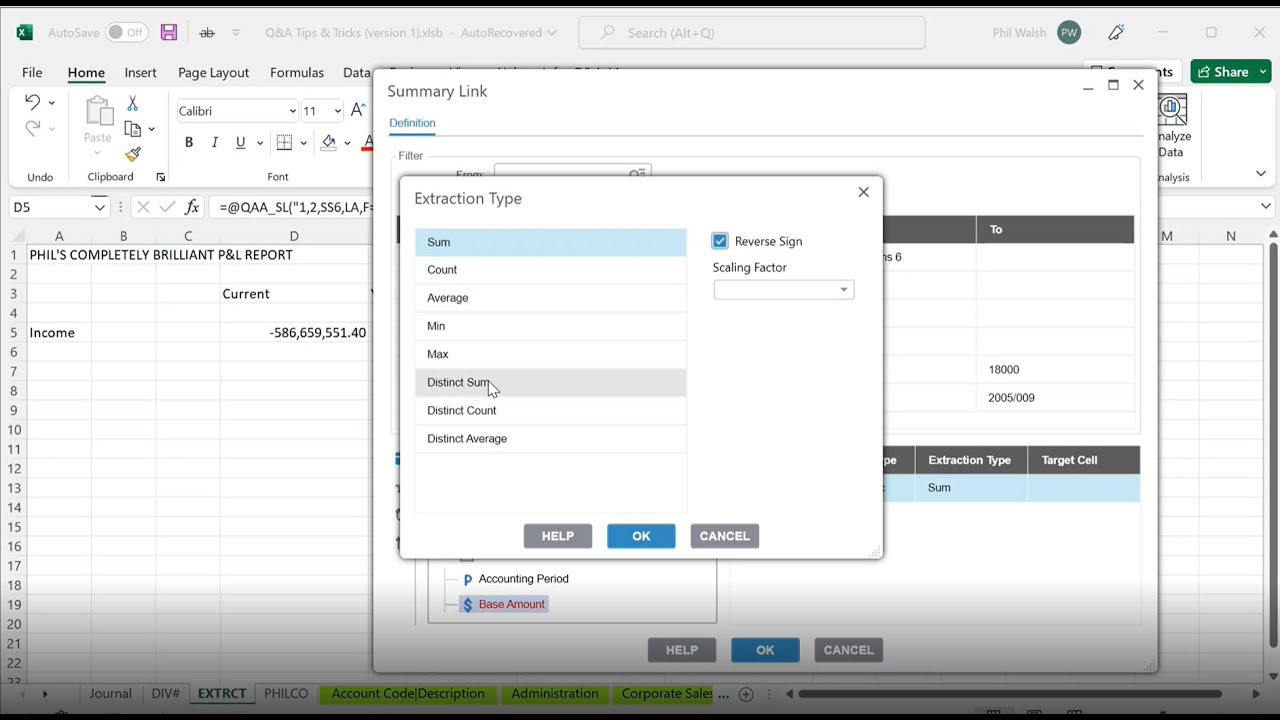 SunSystems User Group - Q&A v11 Tips & tricks