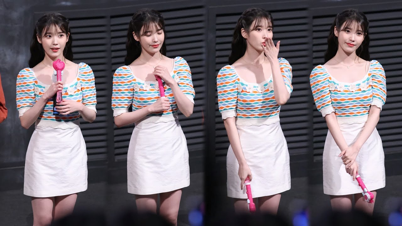 [8K] 230506 아이유 영화 '드림' 무대인사 (CGV 영등포 5관 18:00 상영 전) 직캠 | BOX