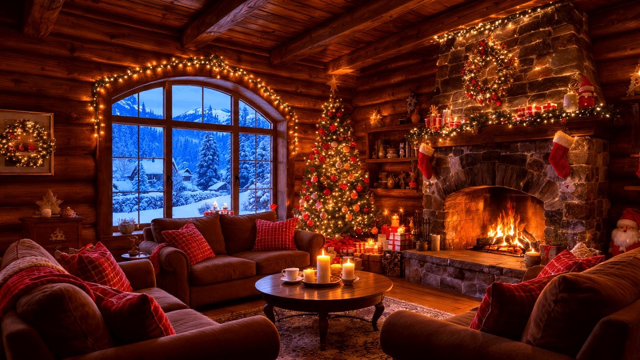 Cozy Night Fireplace Jazz for Work – Smooth Instrumental Jazz for Focus and Relaxation