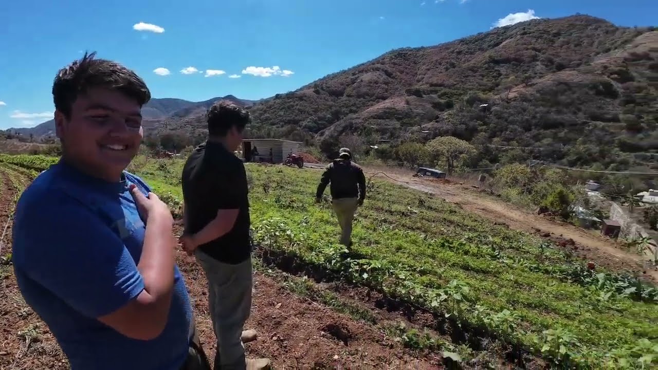 Sembrando papas en el rancho y caldo de pollo para la cena! Nuestra vida en Oaxaca!