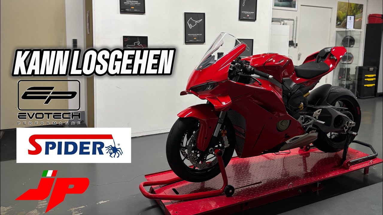 Ducati Panigale V4 2025 Umbau Jet Prime Evotech Performance Spider Racing 