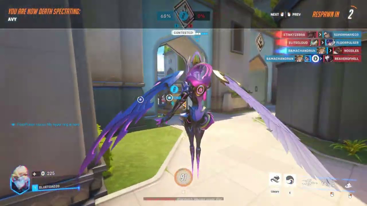 Overwatch 2 Clip - Peak Wuyang Capture Point Gameplay Part 1