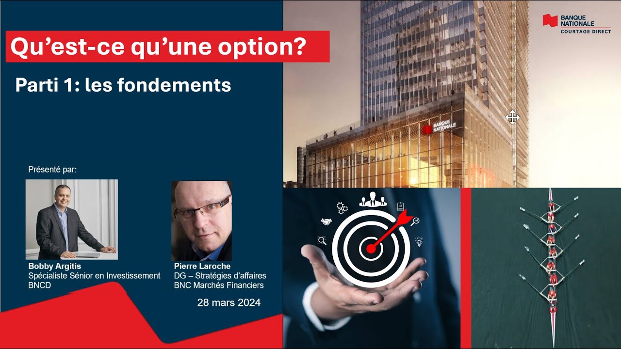 Qu'est-ce qu'une option ? Partie 1 Les fondements
