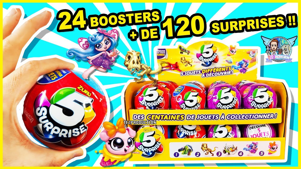 OUVERTURE 24 BOOSTERS 5 SURPRISE !! PLUS DE 120 SURPRISES !!! FULL SET!