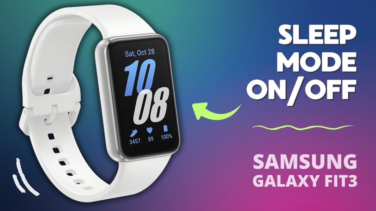How to Enable/Disable Sleep Mode on Samsung Galaxy Fit 3 | Step-by-Step Guide