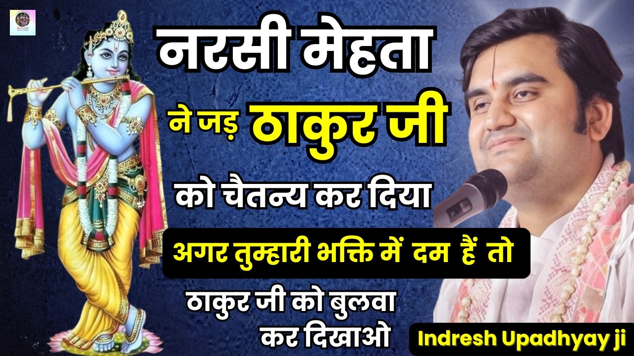 जो कमाल नरसी मेहता ने कर दिखाया क्या वो तुम कर सकते हो 😱? Pujya Shri Indresh Upadhyaya