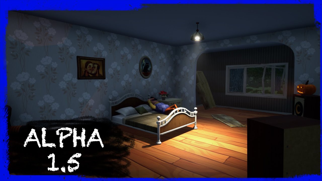 HELLO NEIGHBOR FAN GAME: ALPHA 1.5 - DANGEROUS NEIGHBOR
