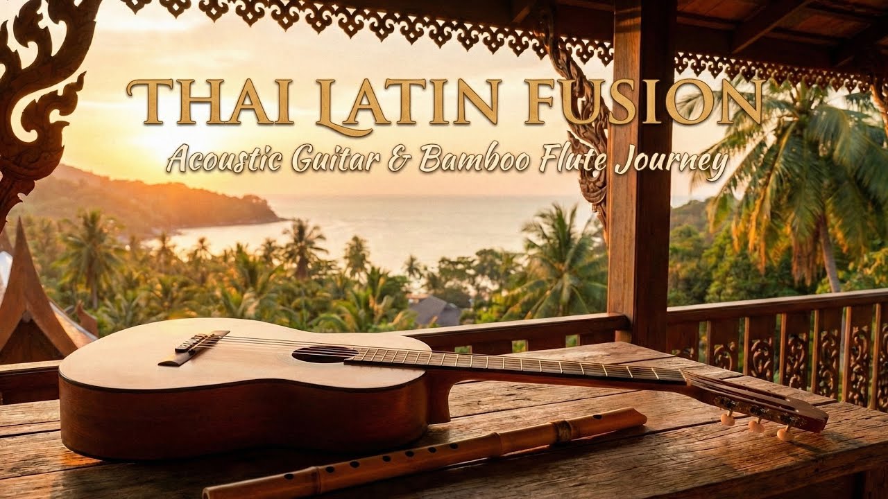 Thai Latin Fusion: Exotic Acoustic Guitar & Bamboo Flute Journey 💃🇹🇭 ดนตรีบรรเลงแนวใหม่ ฟังสบาย