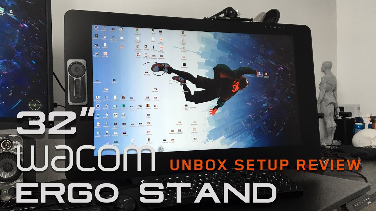 REVIEWING the NEW Wacom Ergo Stand for CINTIQ PRO 32