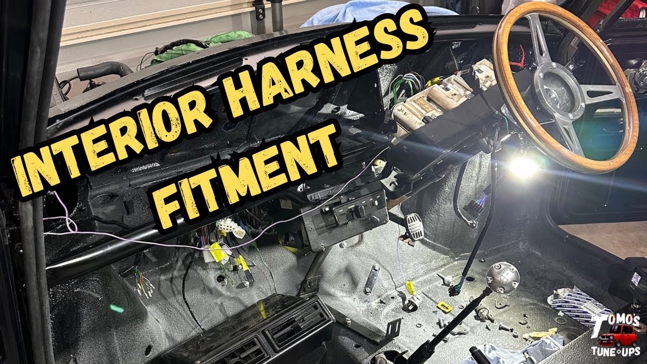 Building the Black Mozzie - Classic JDM Mini [Part 9 new] - Interior wiring, A/C & heater install