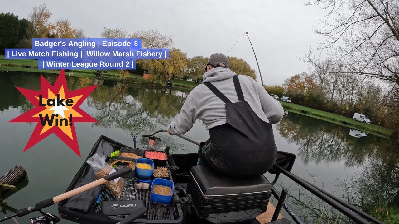Badger's Angling | Episode 8 | Live Match Fishing | Willow Marsh Fishery | Winter League Round 2