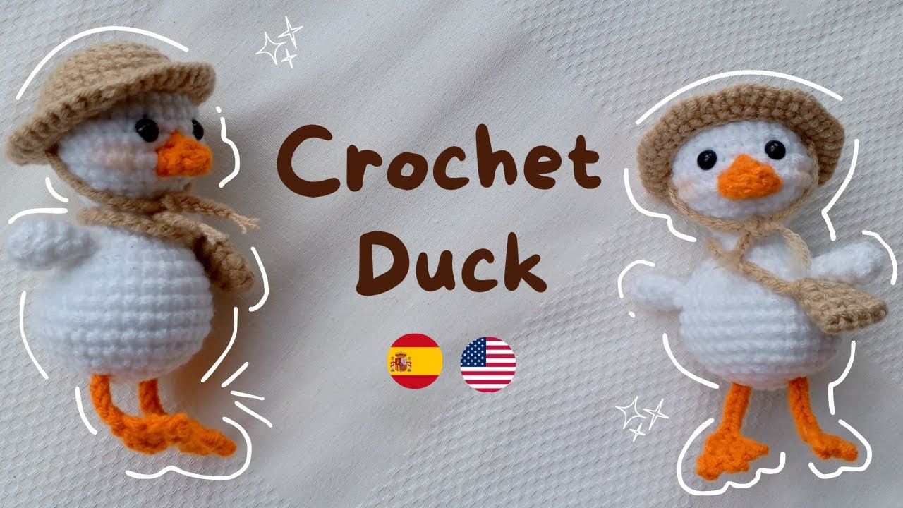 Easy Crochet Duck | Step by Step Amigurumi Tutorial🐥🧶