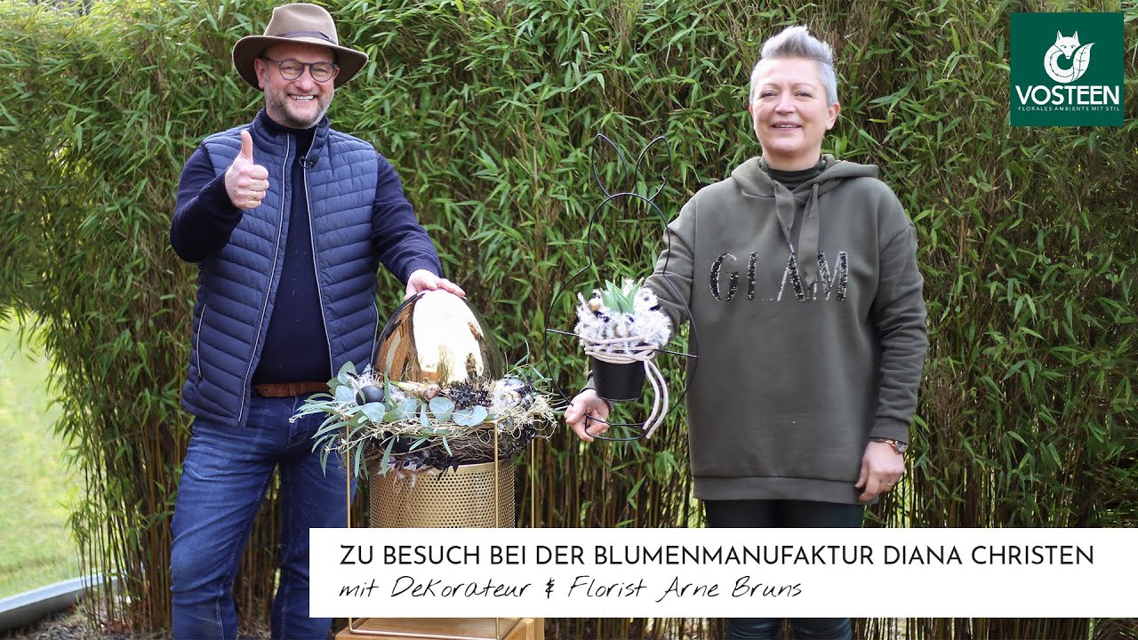 Zu Besuch bei der Blumenmanufaktur Diana Christen!