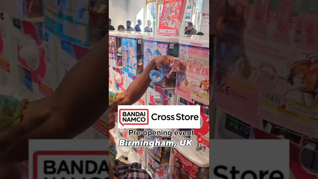 Bandai Namco Cross Store Birmingham UK 🌟 #bandainamco #gashapon