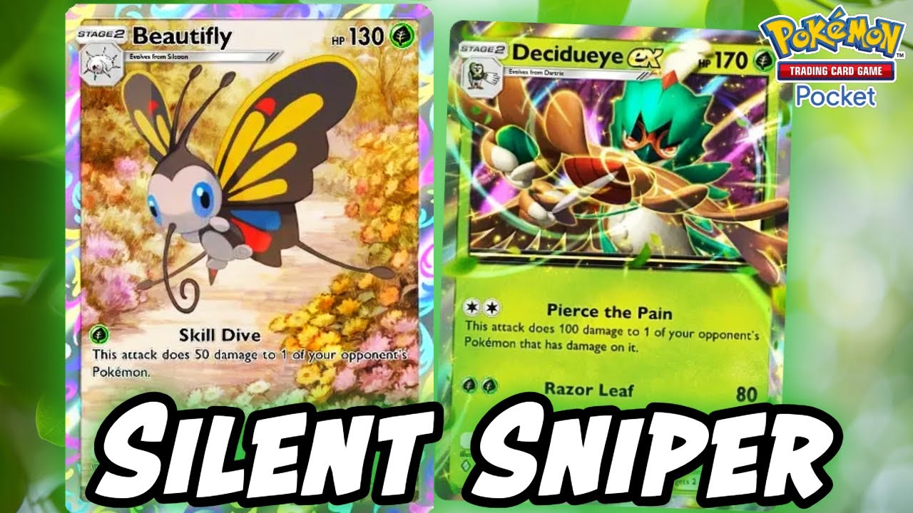 Beautifly Snipe Pressure просто невероятен! ft. Decidueye EX🌿 (Pokémon TCG Pocket)
