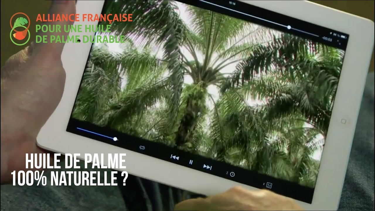 L'huile de palme, 100% naturelle