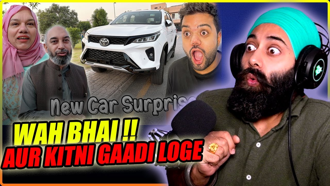 Ducky Bhai's Parents Reaction on His New Car (Fortuner Legender) INDIAN REACTION