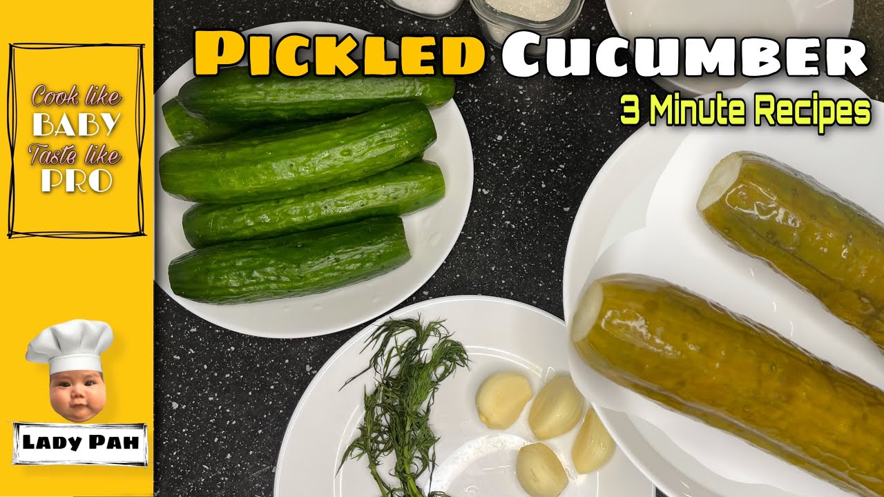 Asian Favourite - Jeruk timun ala McDonald's | Pickled cucumber ( 3 Minutes Recipes)