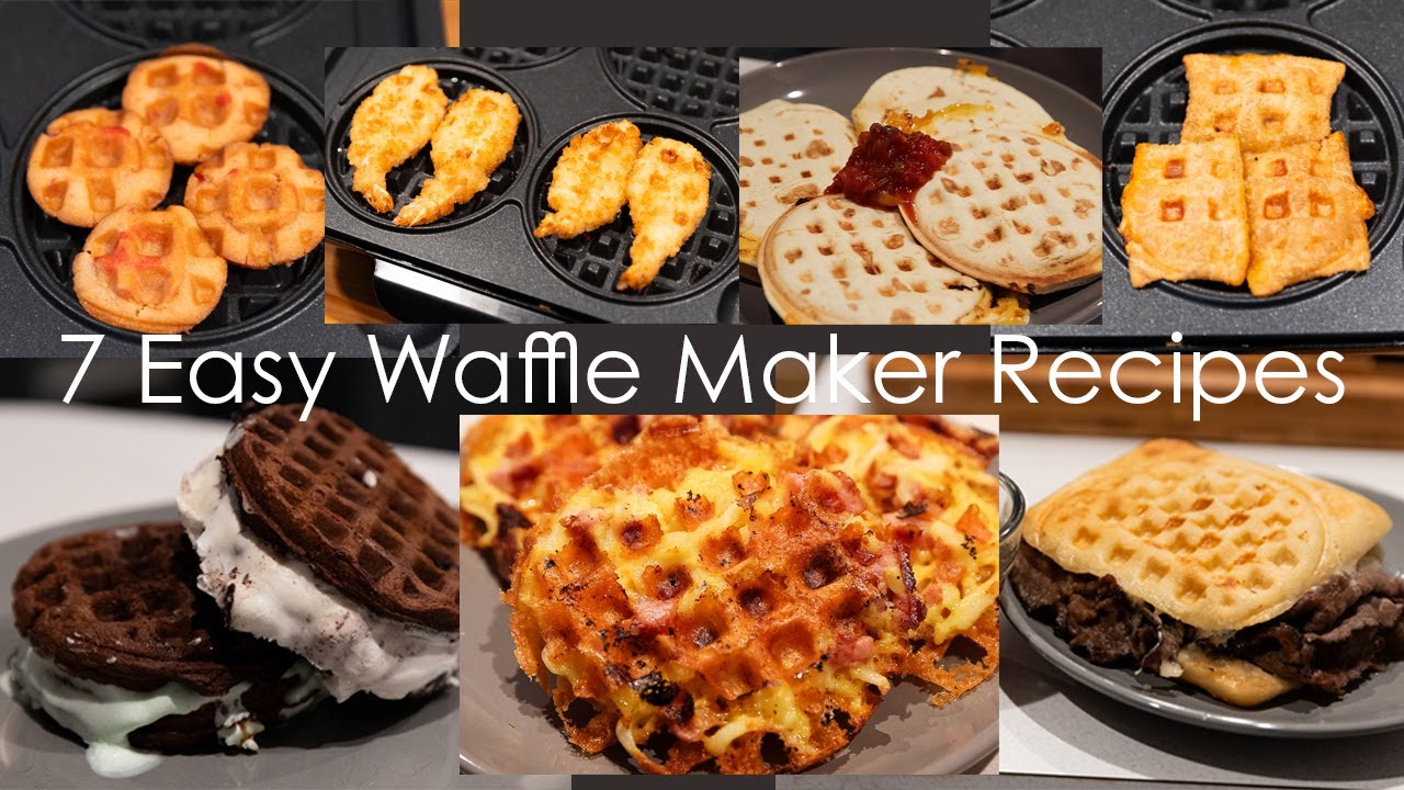 7 Quick & Easy Waffle Maker Recipes | Dino's Easy Meals