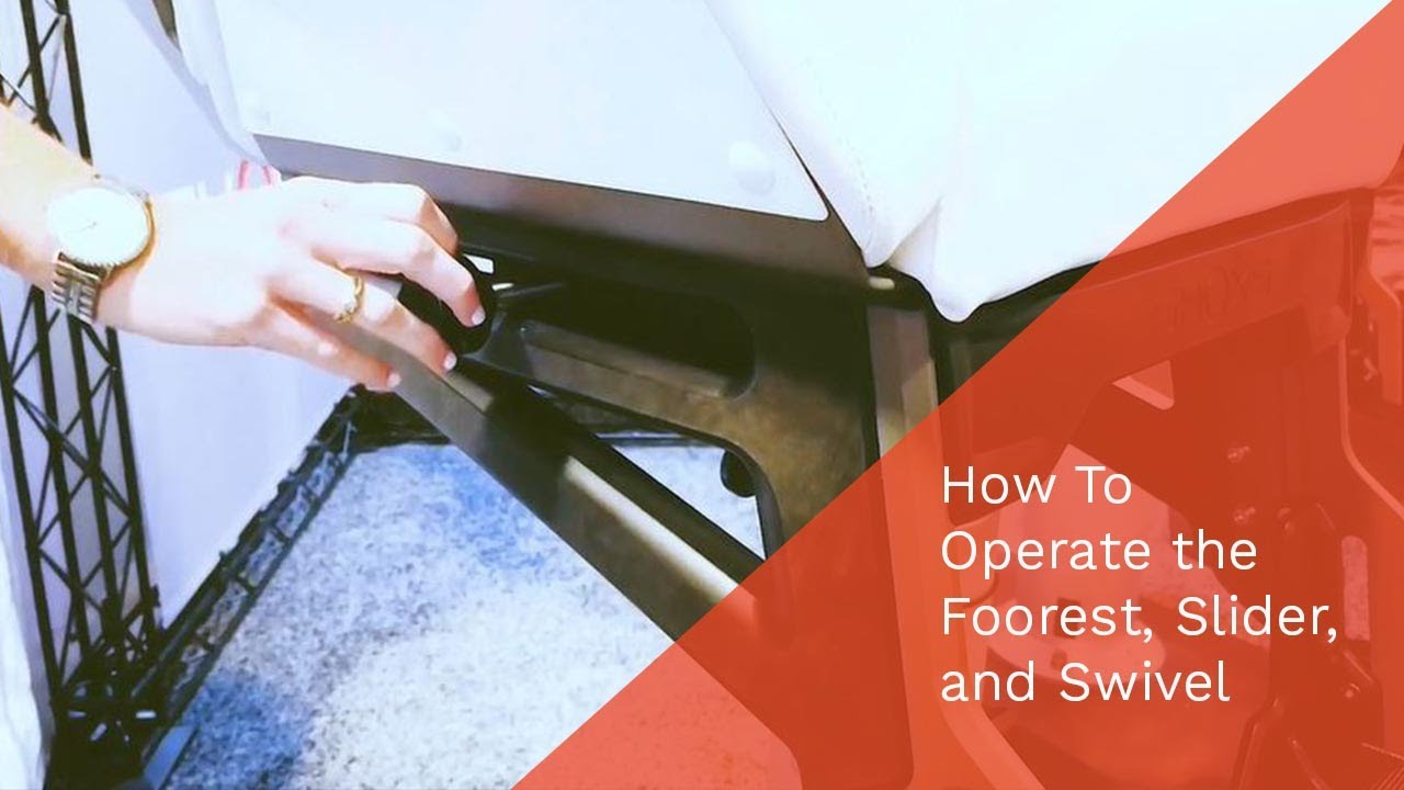 SHOXS 3000 Series Footrest, Slider, and Swivel Options