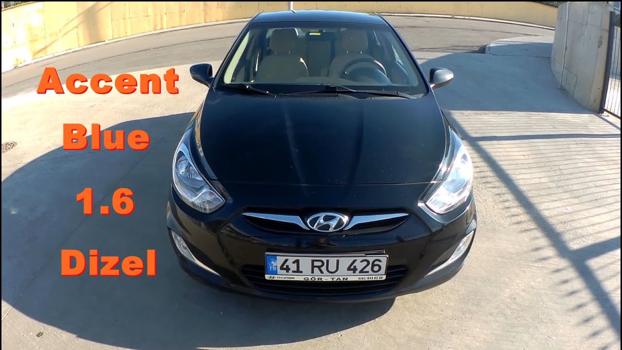 Hyundai Accent Blue 2012 1.6 Dizel Mode Plus Manuel Araç İncelemesi -- Kullanıcısına  Sordum
