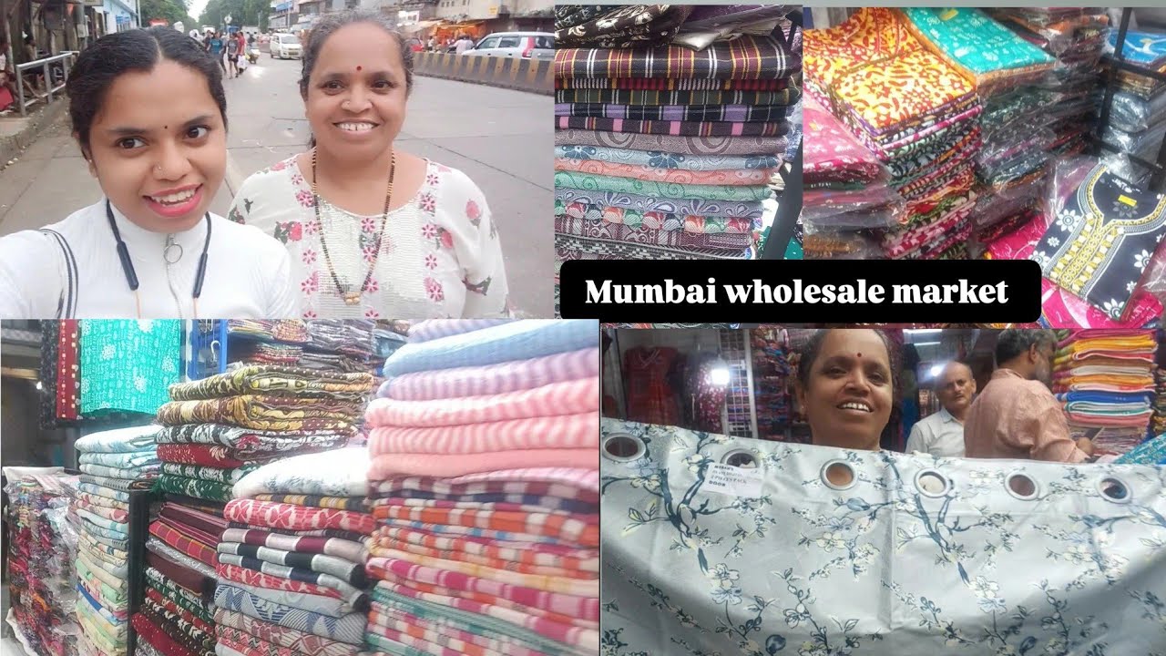 Dadar Janta Market | Mumbai Wholesale Market | Curtains | Bedsheet | Nighty