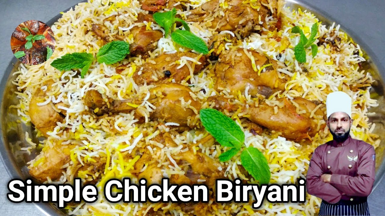 Chicken Biryani Recipe For Bachelors | Simple Chicken Biryani For Beginners | Biryani Recipe