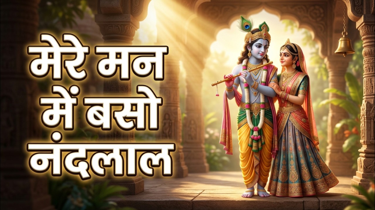 Mere Man Mein Baso Nandlal | मेरे मन में बसो नंदलाल | Morning Radha Krishna Bhajan